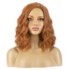 BERON Women Light Brown Short Wave Wig Girls Side Part