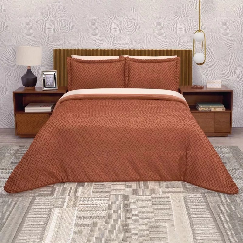 Elefantito Hogar Edredon King Size Con 2 Fundas Decorativas Premium