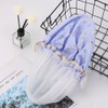 Tbestmax Gorros Ducha Mujer Niña Reutilizables Impermeables Doble Capa Estampado