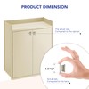 JOY DECOR 10 Pack Brushed Nickel Cabinet Knobs Kitchen Handles