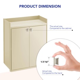 JOY DECOR 10 Pack Brushed Nickel Cabinet Knobs Kitchen Handles for Cabinets Single Hole Kitchen Cabinet Door Handles Cabinet Pulls Silver for Kitchen Cabinets and Dresser Drawers