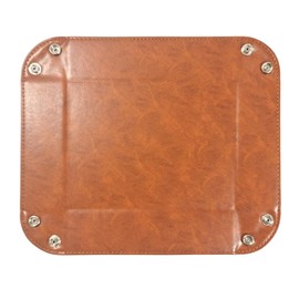 Nvanvmm Catchall Tray Tray Premium PU Leather for Remote Controller, Keys, Phone, Wallet