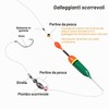THKFISH Piombi da Pesca Accessori Pesca Texas Rig,Carolina Rig,Ami da