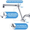 JINYOMFLY Shower Arm Extension 16" Shower Head Extension Arm Shower