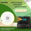 12Pcs Dust Bags for BObsweep Dustin Self-Emptying PET24-7-213 / Orb-i