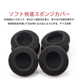 LUYING Headphone Cover Replacement Ear Pads Earpads (50mm 2 Sets)
