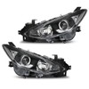 CHEDA Projector Front Headlights Assembly Headlamp Compatible with Mazda 3
