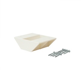 Heian Shindoh Industrial Labrico DXO-3 DIY Storage Parts, 2 x 4 Shelving Brackets, Double Off White