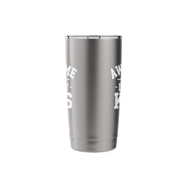Kids Awesome Like My Kids Funny Family Matching Gift Stainless Steel Insulated Tumbler