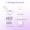 Refoss Wireless Garage Door Keypad Purple Learn Button, 315MHz Chamberlain/LiftMaster/Craftsman,