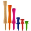 Pack of 100 Bamboo Golf Tees | Multiple Colours and