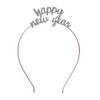 FRCOLOR Crystal Happy New Year Headband Sparkly Rhinestone New Year