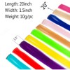 Drayas 10Pcs/set Multi-Colors Party Highlights Clip In Synthetic Hair Extensions,