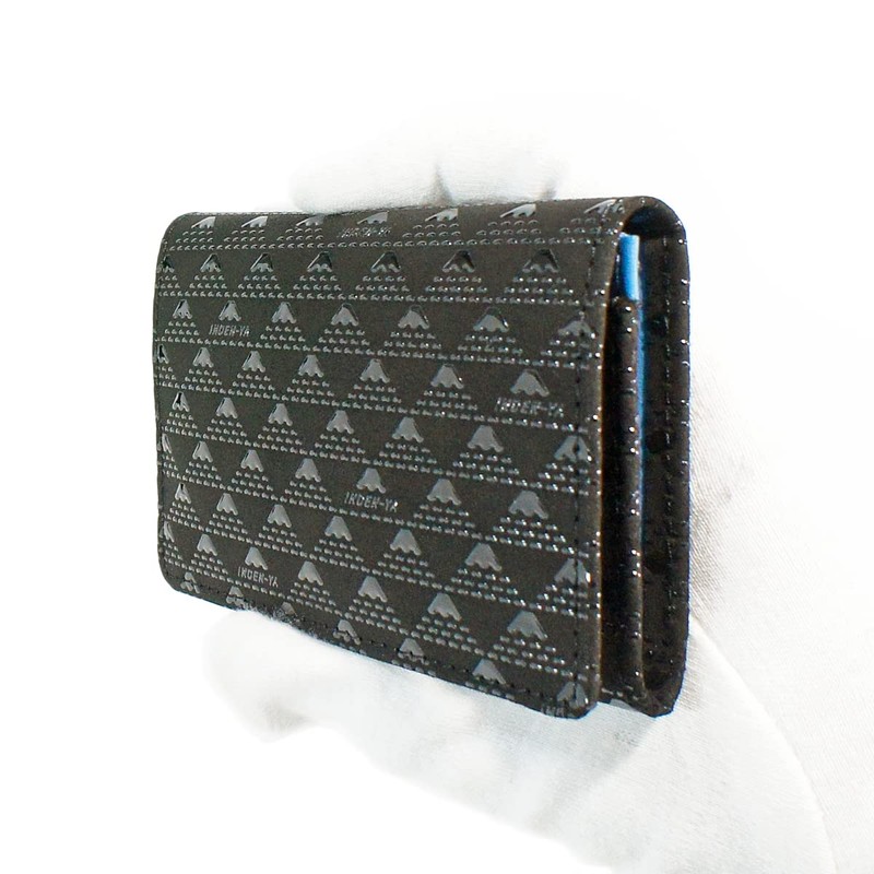 Indenya 2804-01 Business Card Holder, Large Capacity, Deer Leather, Takane,