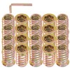 Moicstiy 20 Pcs 3/8"-16x 25mm Threaded Inserts for Wood, Nut