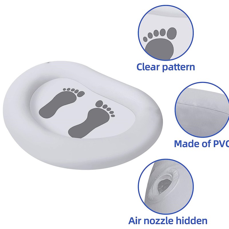 Inflatable Swimming Pool Foot Bath Foldable Foot Soaking Bath Basin