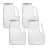 Mountain West Company Oblong Jar with Handle, 4 Pack, Plastic
