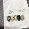 Next day delivery⭐Black mother-of-pearl nails⭐ / 다음날 발송⭐블랙 자개네일⭐