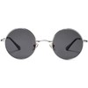 COASION Round Sunglasses Mens Womens Polarized Retro Circle Glasses with