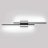 PRESDE Black Bathroom Light Fixtures Over Mirror 32inch LED Vanity