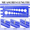 Tsudoku 2Pc Nut Bolt Thread Gauge Checker Bolt Size and