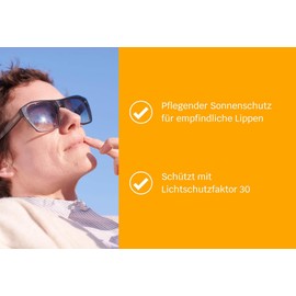 SIRIDERMA Lip Balm Moisturising Lip Care for Dry Lips Antibacterial with the Power of 10 Vegetable Oils (4.5 g)