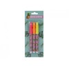 Vibrant Multicolor Pineapple Highlighter Pens - (Pack of 3) - Fun Fruit-Inspired Design - Perfect for Planners, Office, and Study