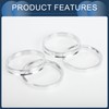 Hub Centric Rings, 64.1mm ID to 72.6mm OD Vehicle Wheel