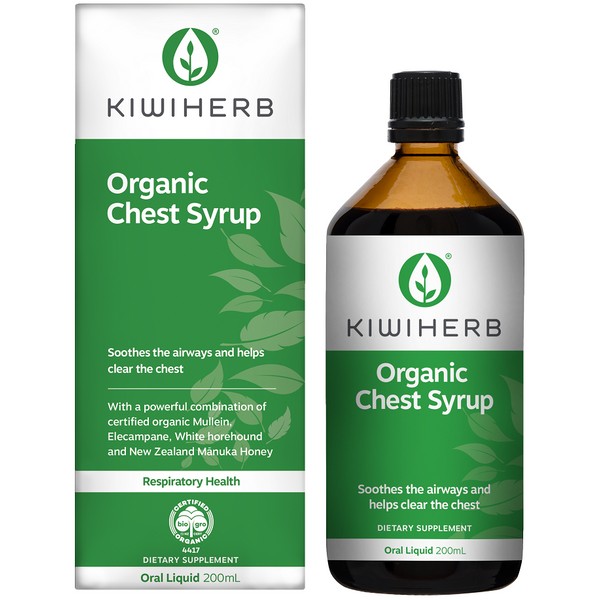 Kiwiherb Organic Chest Syrup 200ml