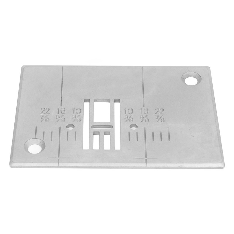 Straight Stitch Needle Plate Professional Replacement Steel Fine Machined Needle