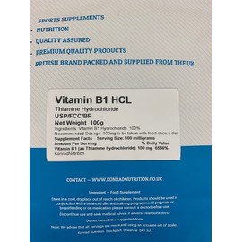 Vitamin B1 HCL Pure USP/BP Grade 100g