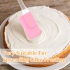 4 Pcs Silicone Spatula, 6.9 Inch Heat Resistant Small Spatula