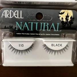 Ardell False Eyelashes #110 - Black, Natural Look Strip Lashes, Reusable -4 Pack