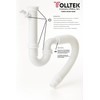 TOLLTEK _Flex Odour Trap Siphon for Sink Connection 40/50 mm