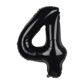 40 inch Black 40 Number Jumbo Foil Mylar Helium Balloons - Party Decoration Supplies Balloons - Great for Wedding, Birthday, Graduation, or Any Anniversary Parties Events