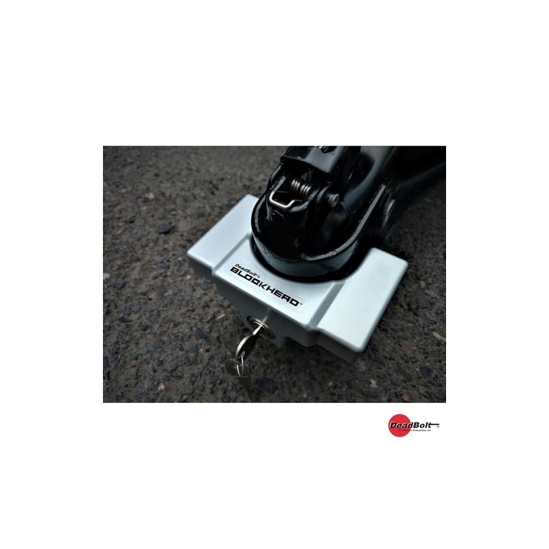 C.T.Johnson TCL1-YL Deadbolt Blockhead Trailer Coupler Lock