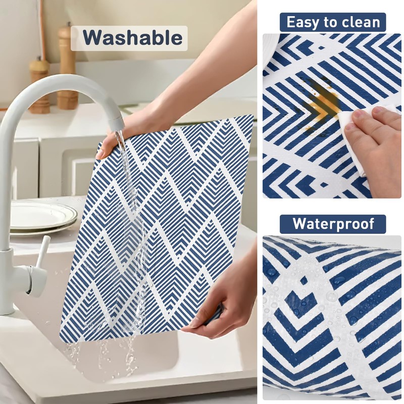 Cohoo Home Drawer and Shelf Liners for Kitchen Cabinet Non