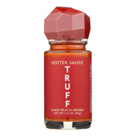 UD_Truff Mini Hot Sauce 1.5 oz Black Trf Htr Case of 6 Bottles in Box Packaging