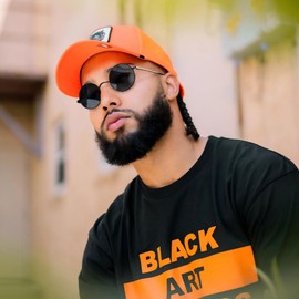 Joopin Round Sunglasses for Men Women, UV Protection Metal Frame Vintage Retro Circle Polarized Womens Mens Sunglasses (Black+Bronze Brown)