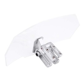 Motorbike Wind Deflector Motorcycle Windscreen Adjustable Clip On Windshield Extension Motorcycle Windscreen Wind Deflector Windshield for Most Motorcycles