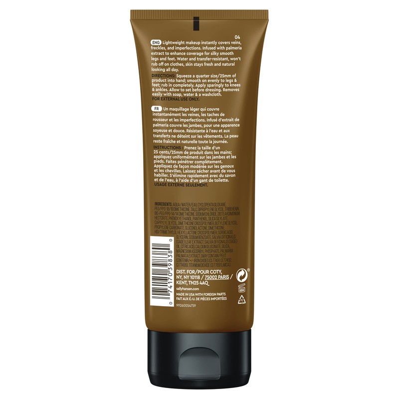 Sally Hansen Airbrush Legs®, Leg Makeup, Deep, Easy Application, Flawless