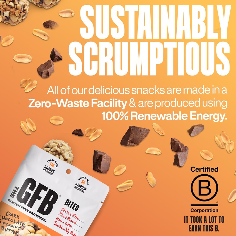 The GFB Dark Chocolate Peanut Butter Protein Bites - Gluten