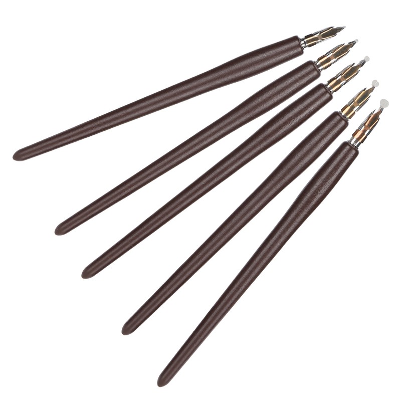 Wooden Handle Dip Pen Home Office Art Painting Calligraphy Fountain