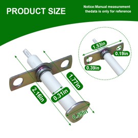 PA020028(4Pcs) Top Burner Spark Ignitor Replacement for Viking Stoves & Ranges–Compatible with PA020014,AP5315182,910113,G5007447 Flame Sensor Fits Oven & Furnace Ignition