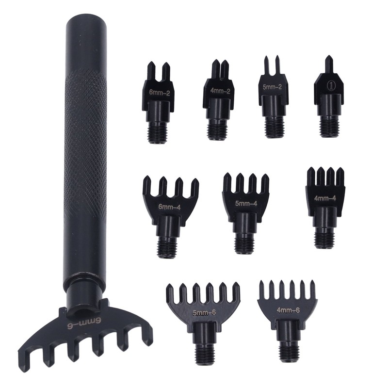 Leather Hole Punch 10 Punch Tips High Carbon Steel Wear
