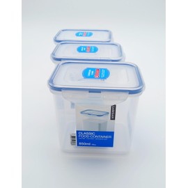 Lock & Lock HPL808 Food Storage Container Freezer Container Set of 3