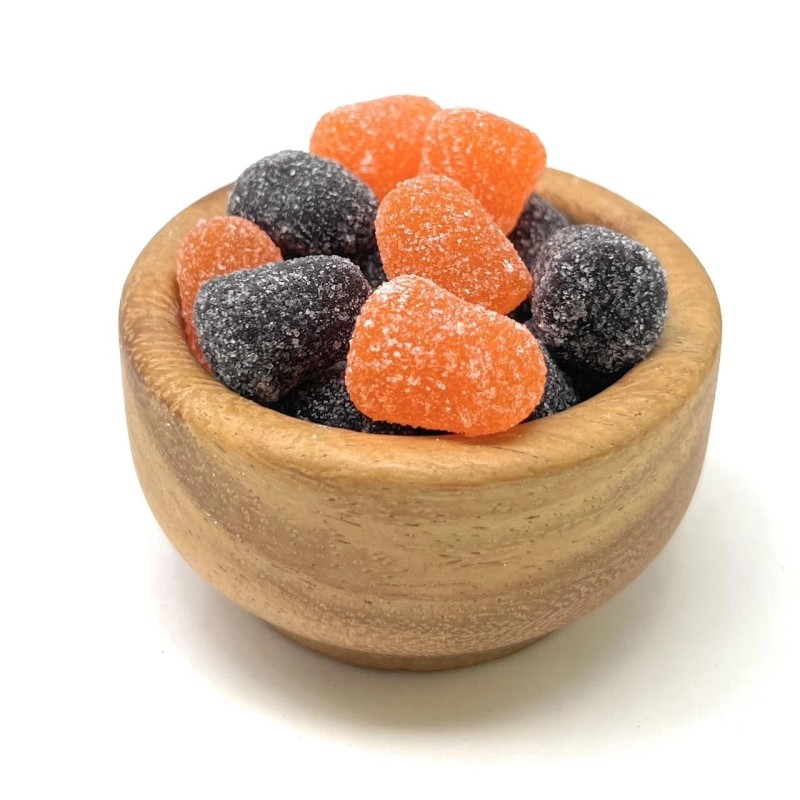 YANKEETRADERS® Autumn Spice Drops, Black & Orange, 2 Pound~ FREE