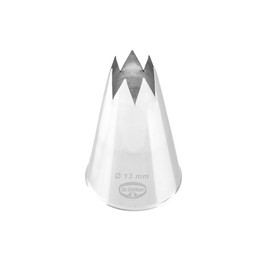 Dr. Oetker 3513 Nozzle Manufacture Star Nozzle 13 mm, Stainless Steel, Silver, 5 x 3 x 3 cm