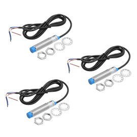 LJ12A3-4-Z BX Proximity Sensor RUIZHI 3 Pieces LJ12A3-4-Z Switch Sensor/Switch Inductive Metal Inductive NPN Normally Open 3-Core DC 6-36V Compatible with Arduino