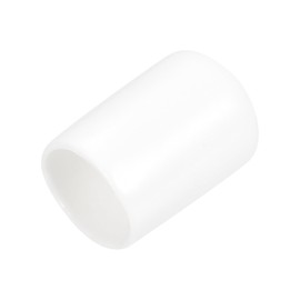 QUARKZMAN Pack of 20 Rubber End Caps 13 mm Plastic Cap Rubber Caps Protective Caps Cover Foot Caps for Chair Legs Table Legs Screws Bolts Thread Metal Rods Pipe Fence Posts White